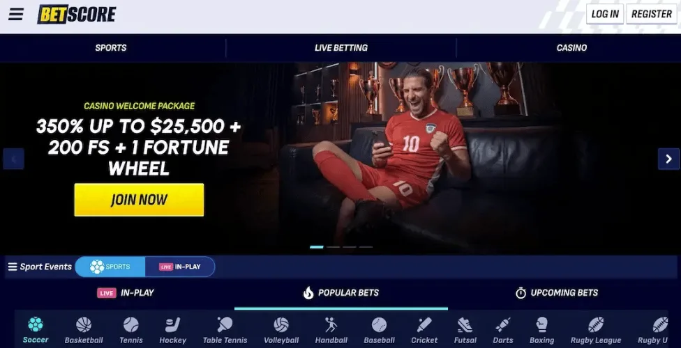 Betscore homepage kasyno btc