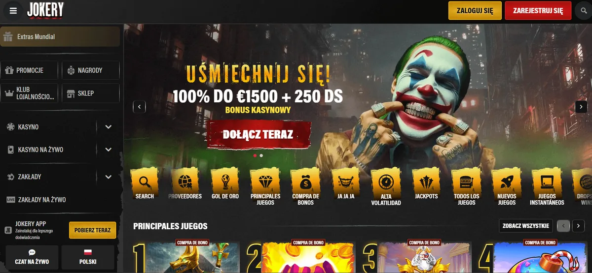 Jokery homepage kasyno bitcoin online